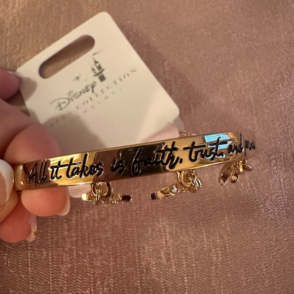 Disney Tinker Bell Charm Bracelet – Faith, Trust, and Pixie Dust - Picture 6 of 12